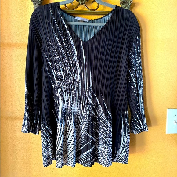 Keren Hart Accordion Blouse - Picture 1 of 6